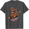 Russian Language Bear Clothing Funny Traditional Russian Bear Russian Soul T-Shirt - Dark Heather Grey