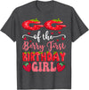 Strawberry 1St Birthday Girl Party GG Of The Berry First Birthday Girl Strawberry Lover T-Shirt - Dark Heather Grey