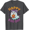 Ghost Happy Boo Day Girls Boys Halloween Happy Birthday Boo Day Party Ghost Halloween T-Shirt - Dark Heather Grey