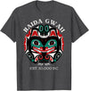 Tribal America Alaska Native American Art Tlingit & Haida Eagle Bear Spirit T-Shirt - Dark Heather Grey