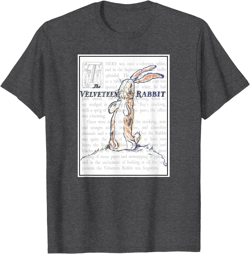 The Velvet Rabbit T-Shirt in Dark Heather Grey