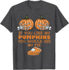 Lustige Halloween Kleidung Pumpkins Funny Halloween T-Shirt - Dark Heather Grey