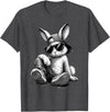 Bunny with Sunglasses Cap Easter Day Gifts for Men Boy Kids T-Shirt in Dark Heather Grey
