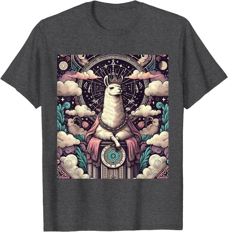 Check out my Llama Shirts Llama tarot card T-Shirt - Dark Heather Grey