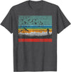 Birding & Bird Lover Shirts Retro Birding Bird Watching Bird Watcher Birder T-Shirt Small - Dark Heather Grey