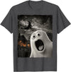 Funny Tee-Tshirt Halloween Gift Ideas Funny Boo Ghost Witch Halloween Costume T-Shirt - Dark Heather Grey