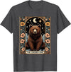 Funny I Choose the Bear Tarot Card Women Girls Trending T-Shirt - Dark Heather Grey
