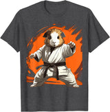 Guinea Pig Martial Arts MMA Guinea Pig Karate T-Shirt - Dark Heather Grey