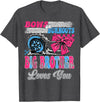 Gender Reveal Family Matching Burnouts or Bows Big Brother Loves You Gender Reveal Party T-Shirt - Dark Heather Grey