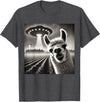 ÄLlamaAlpacaCo. Funny Llama Alpaca Selfie UFOs T-Shirt - Dark Heather Grey