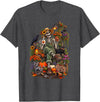 Halloween Gardening Lover Apparel & Gifts Outlet Freshly Planted Skeleton Gardener Halloween T-Shirt - Dark Heather Grey