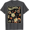 Long Live Halloween Pumpkin Cat Witch T-Shirt - Dark Heather Grey