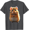 Hamster Rodent Field Hamster Cute Hamster T-Shirt - Dark Heather Grey