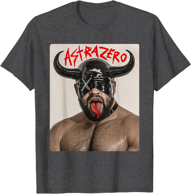 Astra Zero Gay Bear Punk Devil T-Shirt - Dark Heather Grey