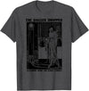 Edgar Allan Poe Fan Club of Compton Edgar Poe Art Masque of the Red Death-Edgar Allen Poe Quote T-Shirt - Dark Heather Grey