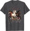 It's A Good Day to Ride Horses Floral Girls Womans T-Shirt - Dark Heather Grey