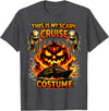 Cruise Trip Vacation Halloween Gifts This is My Scary Cruise Costume - Halloween Scary Cruiser T-Shirt - Dark Heather Grey