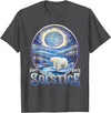 Winter Solstice Gifts by PLOLDS Happy Winter Solstice Yule Polar Bear T-Shirt - Dark Heather Grey