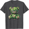 Nerdy Dreamaz Designs Zombie Bear Halloween Zombie Teddy Zombie Lover T-Shirt - Dark Heather Grey