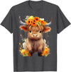 Western Shirts for Girls Men, Highland Cow Gifts Cow, Scottish Highland Cow, Western Wear, Highland Cow T-Shirt - Dark