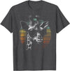 Vintage Giraffe Apparel. Giraffe Vintage Sunglasses Funny Retro African Animal T-Shirt - Dark Heather Grey