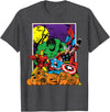 Marvel Comics Avengers Halloween Vintage Jack-o'-Lanterns T-Shirt - Dark Heather Grey