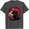 Guinea pig pet love Guinea Pig Punk T-Shirt - Dark Heather Grey
