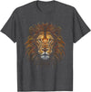 Cool Lions, Astrology And Horoscope Designs Lion Colorful Lions King of Animals from Africa T-Shirt - Dark Heather Grey