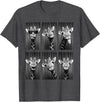 Funny Giraffe Animal Photobooth Giraffe Photobooth Funny Safari Animal Portrait T-Shirt - Dark Heather Grey