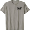 NASA Astronaut Teddy-Bear Worm Logo T-Shirt - Slate Grey