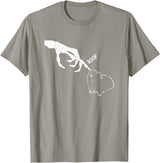 Guinea Pig Boop Skeleton Halloween Boys Girls Guinea Pig Scary Skeleton Hand Boop Funny Spooky Halloween T-Shirt - Slate Grey