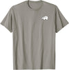 P&L Originals Zuni Bear pocket-style tee shirt emblem T-Shirt - Slate Grey