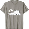 Sleeping Animals Tees And Gifts Llama Sleeping Tired Llama Pajama Love Llamas T-Shirt - Slate Grey