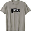 Bear Daddy Oink Pig Play Funny Gay Men's T-Shirt T-Shirt - Slate Grey
