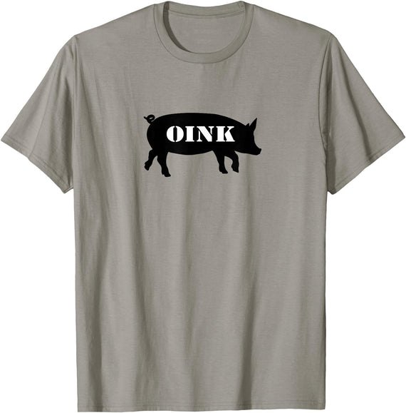 Bear Daddy Oink Pig Play Funny Gay Men's T-Shirt T-Shirt - Slate Grey