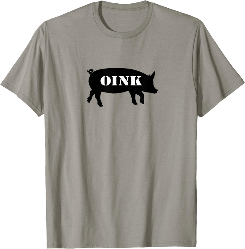 Bear Daddy Oink Pig Play Funny Gay Men's T-Shirt T-Shirt - Slate Grey