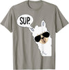 Funny Alpaca Gifts Accessories Alpaca Llama Sup T-Shirt - Slate Grey