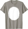 Animal Fur Costume Dress Up Shirts Panda Belly Skunk White Polar Bear Halloween Costume Shirt T-Shirt - Slate Grey