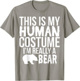 'I'm Really a Bear' Human Costume T-Shirt