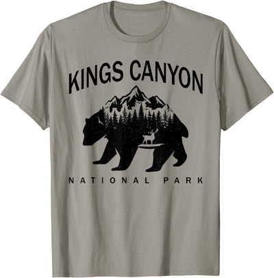 Vintage Kings Canyon National Park Bear Souvenir T-Shirt