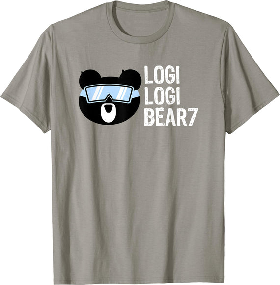 LogiLogiBear7 Logi Logi Bear 7 Shirt T-Shirt - Slate Grey