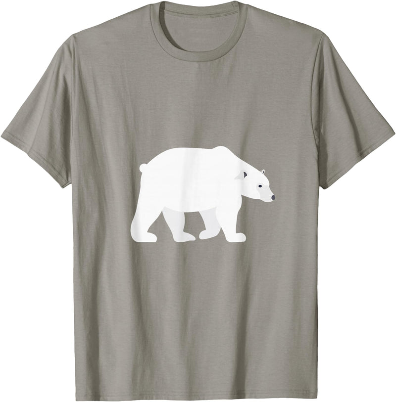 T-Shirts for Kids Cute Polar Bear Kids T-Shirt T-Shirt - Slate Grey