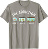 Funny Evolution Of Fish Lover Aquarium Girls Boys Funny Fish Lover Evolution Home Aquarium Fish Tank Pet Lover T-Shirt - Slate Grey