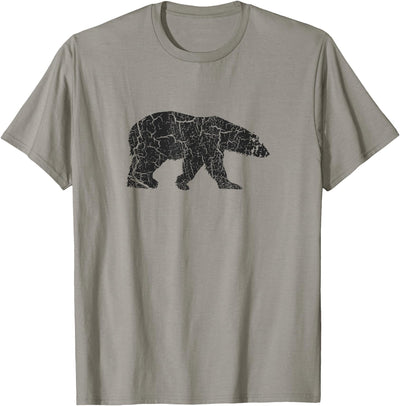 Vintage Polar Bear Merch and Gifts Polar Bear Distressed Print - Vintage Polar Bear T-Shirt
