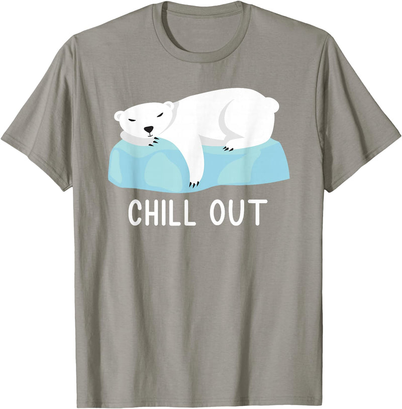 Eisbär Klimawandel Geschenkidee Funny Polar Bear North Pole Polar Bear Love Climate Change T-Shirt - Slate Grey