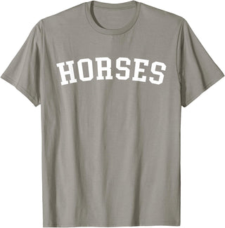 Horses - Designs Horses T-Shirt - Slate Grey
