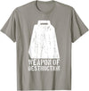 Blue Cowbell More Cowbell Costume Cow Bell More Cowbell Vintage Funny Drummer Cowbell Funny T-Shirt - Slate Grey