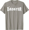 Dadster Matching Family Mom Dad Halloween Party Retro Vintage Dadster Couple Matching Family Mom Halloween T-Shirt - Slate