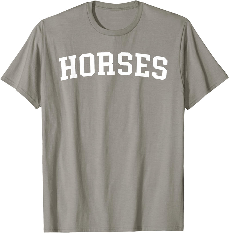 Horses - Designs Horses T-Shirt - Straight - Slate Grey