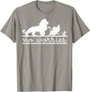 Disney Lion King No Worries Silhouette Trio T-Shirt - Slate Grey